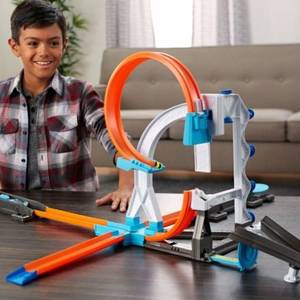 Трек Hot Wheels Builder Stunt Kit Playset DLF28