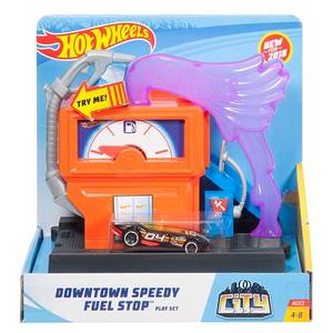 Игровой набор Hot Wheels "Гонки в городе" Бензоколонка FMY97