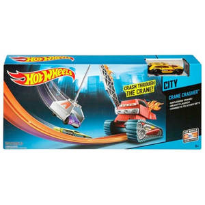 Трек Hot Wheels Крушитель кранов X2604