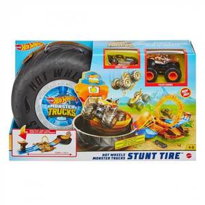 Игровой набор HotWheels "Трюки в шине" Monster Trucks GVK48